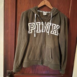 VSPINK zip front hoodie